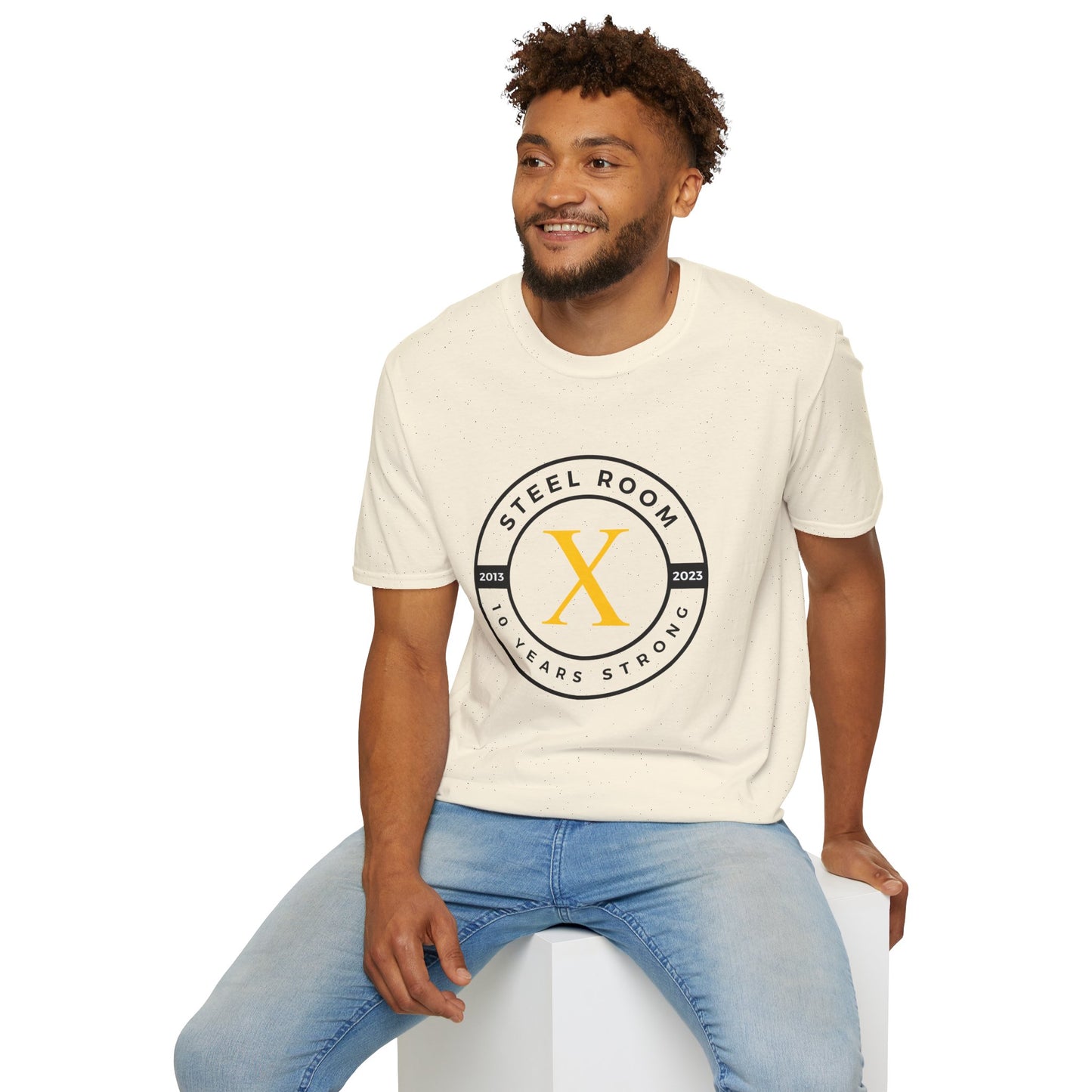 10 Year Logo - Unisex Softstyle T-Shirt