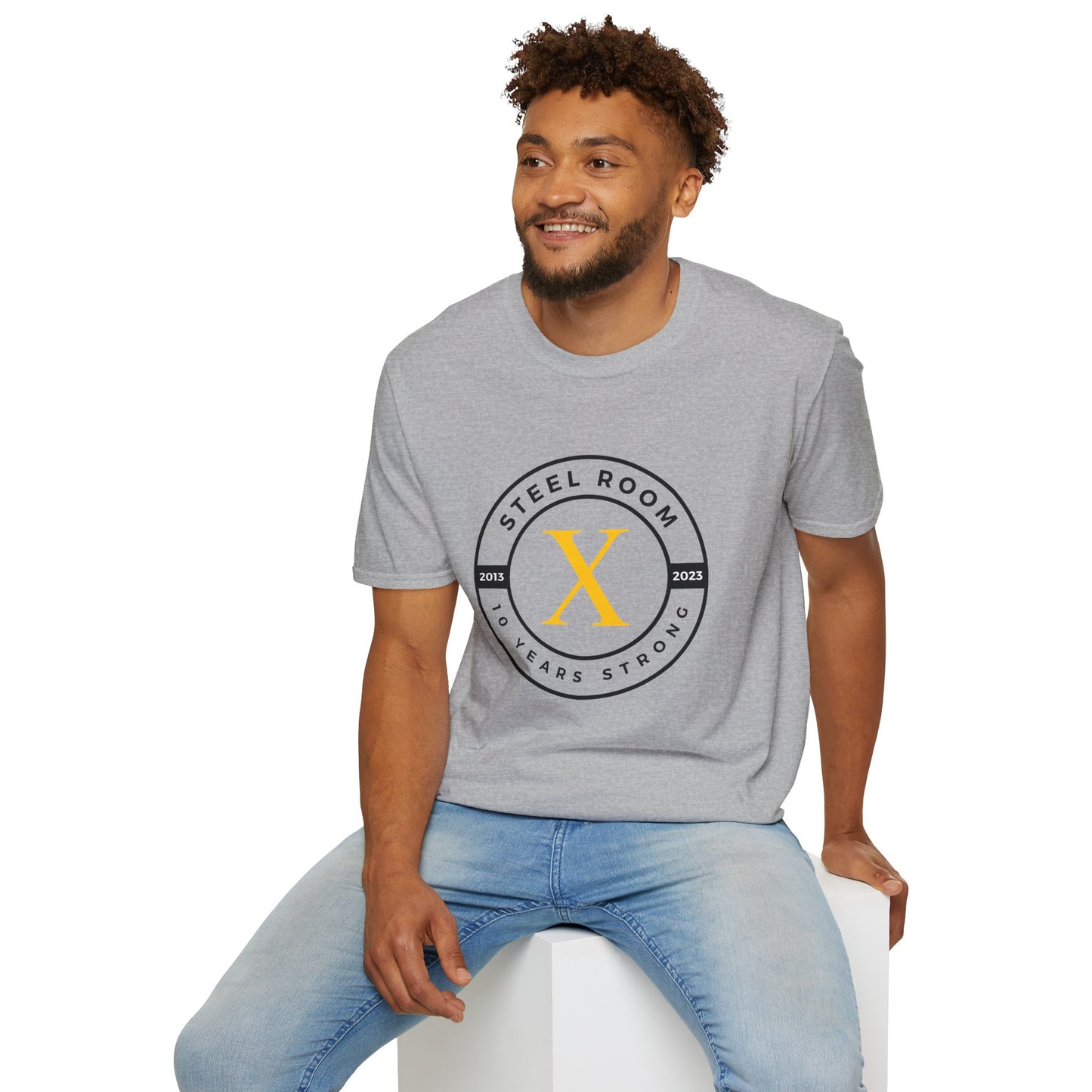 10 Year Logo - Unisex Softstyle T-Shirt
