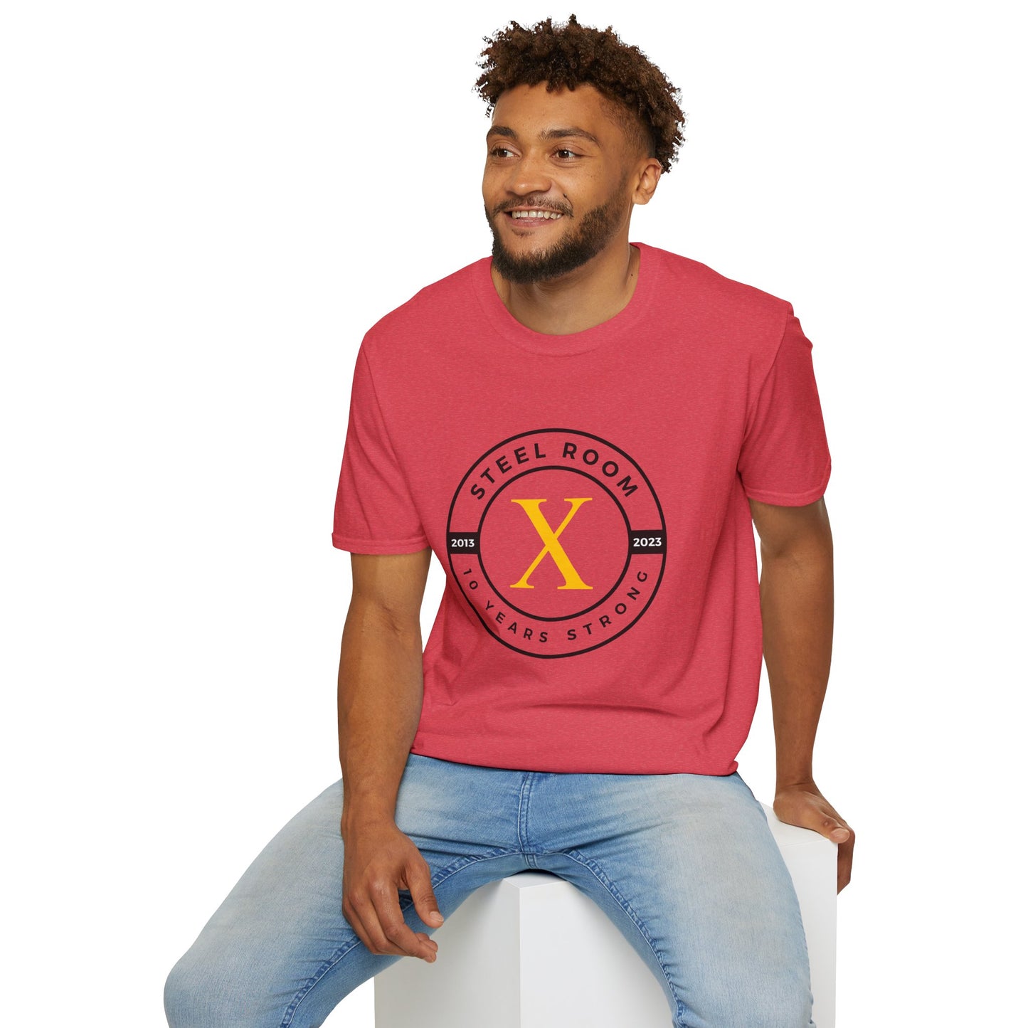 10 Year Logo - Unisex Softstyle T-Shirt
