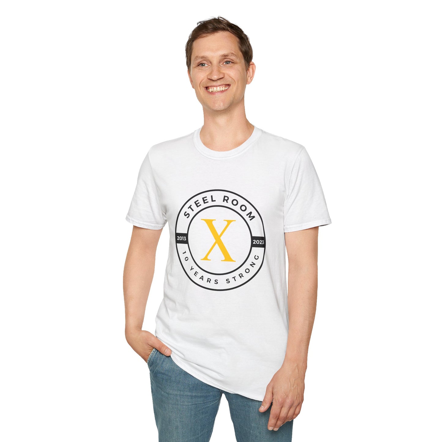 10 Year Logo - Unisex Softstyle T-Shirt