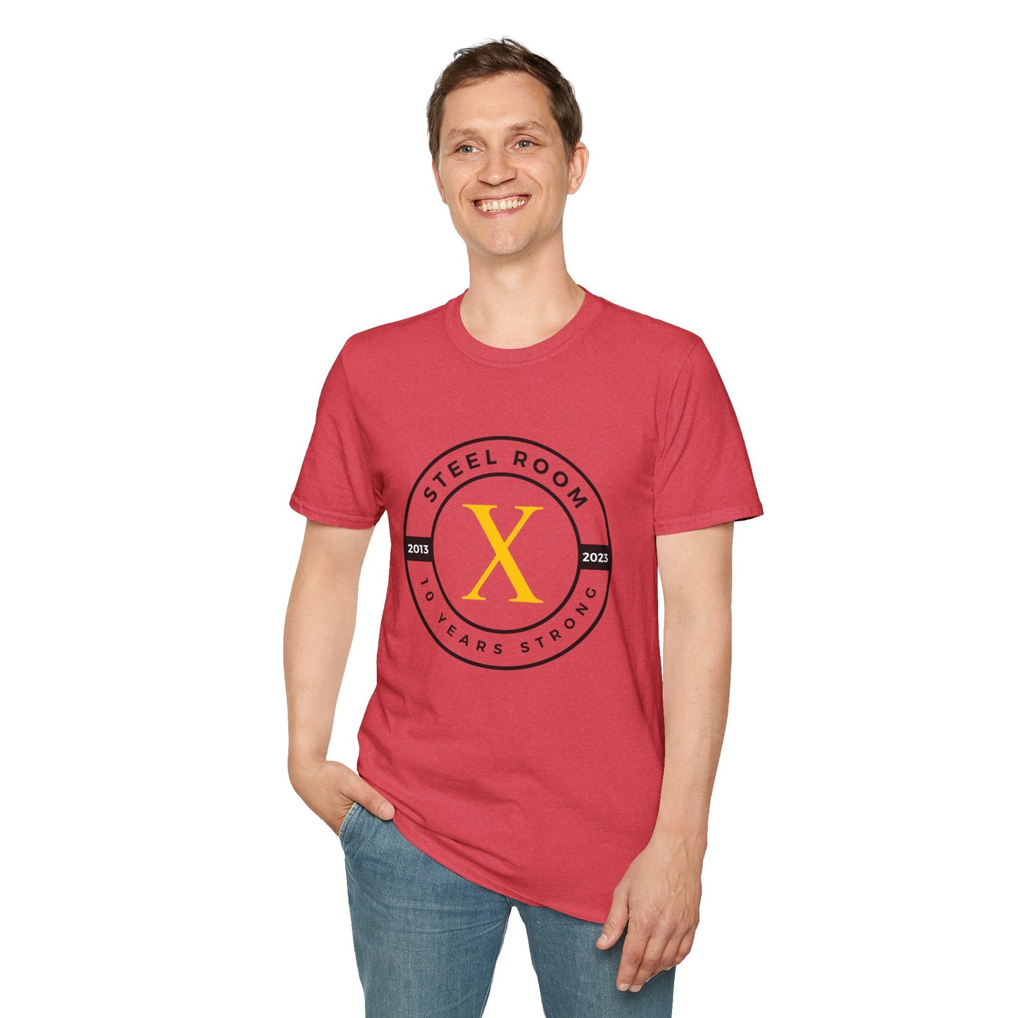 10 Year Logo - Unisex Softstyle T-Shirt