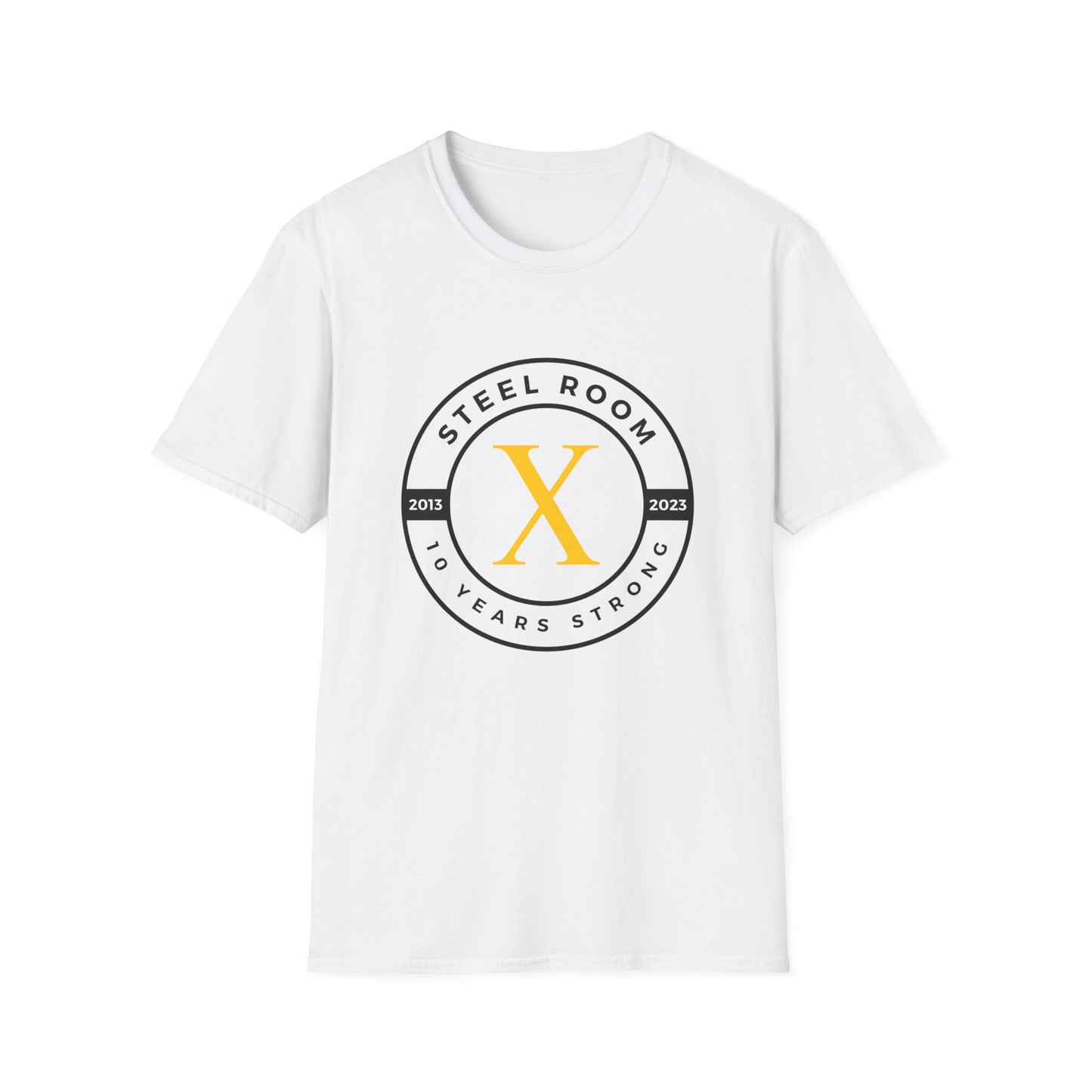 10 Year Logo - Unisex Softstyle T-Shirt