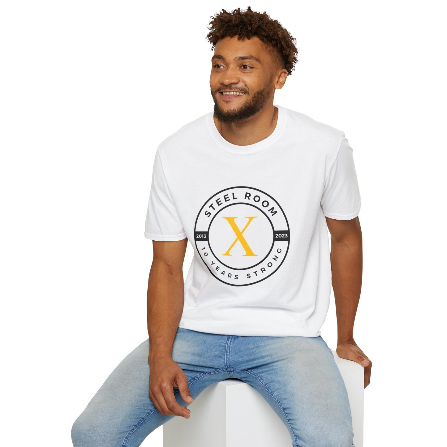 10 Year Logo - Unisex Softstyle T-Shirt