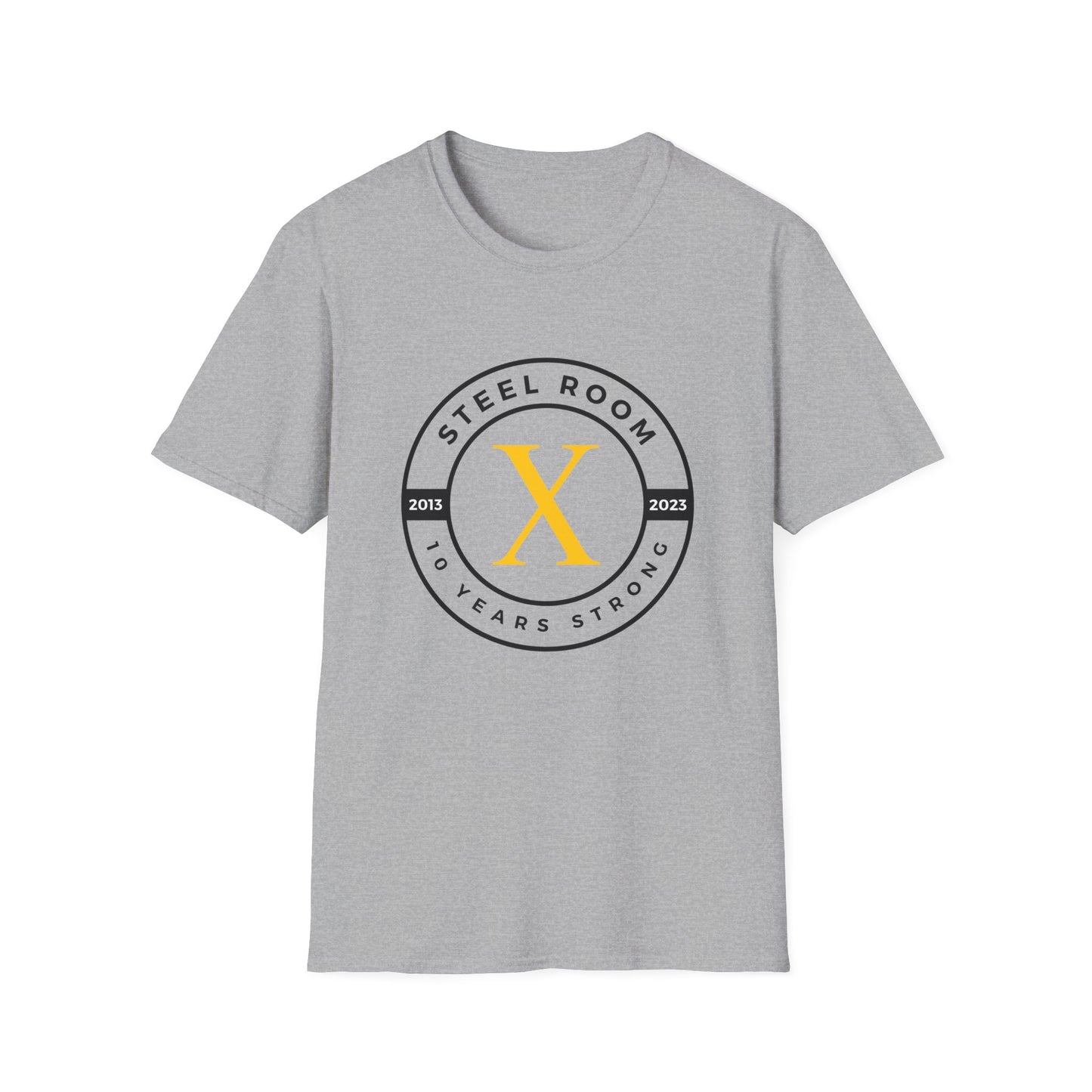 10 Year Logo - Unisex Softstyle T-Shirt