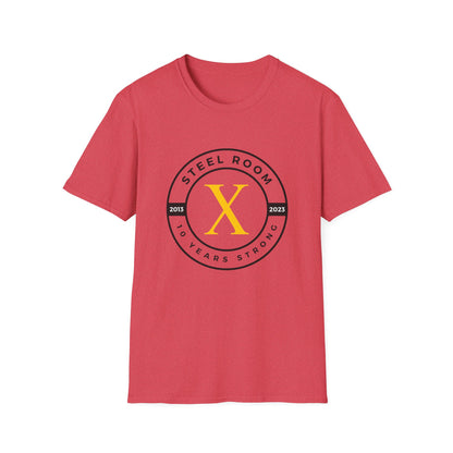 10 Year Logo - Unisex Softstyle T-Shirt