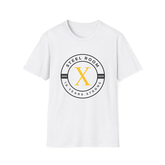 10 Year Logo - Unisex Softstyle T-Shirt