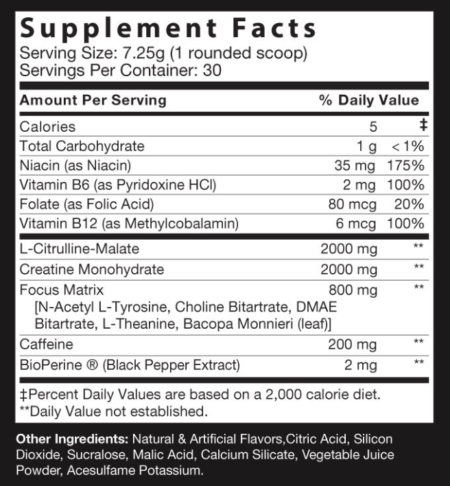 PreWorkout Fruit Punch