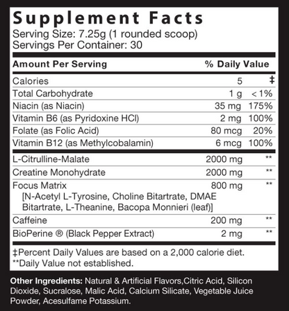 PreWorkout Fruit Punch